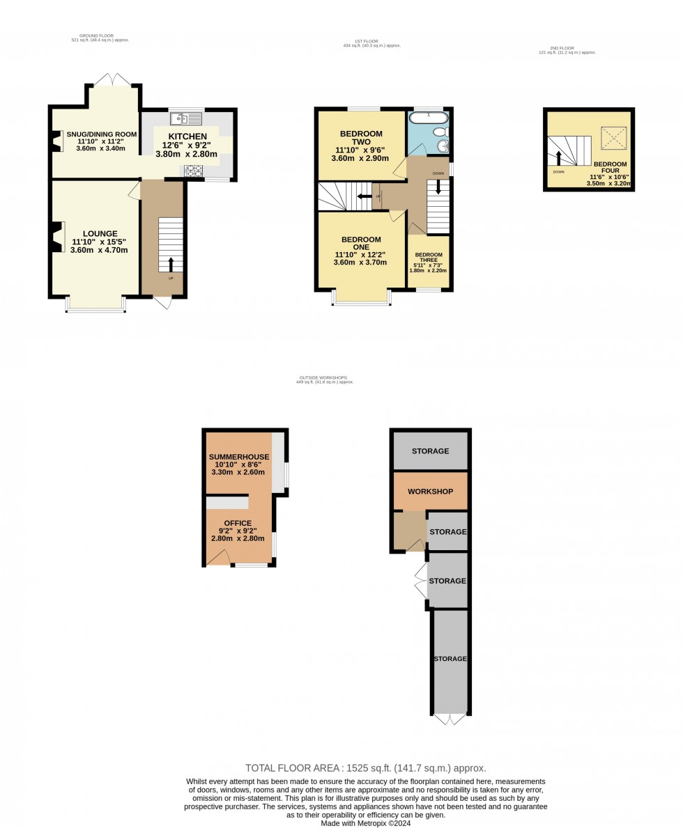 Floorplan for Baghill Lane, Pontefract