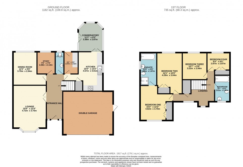 Floorplan for Swallow Drive, Pool in Wharfedale