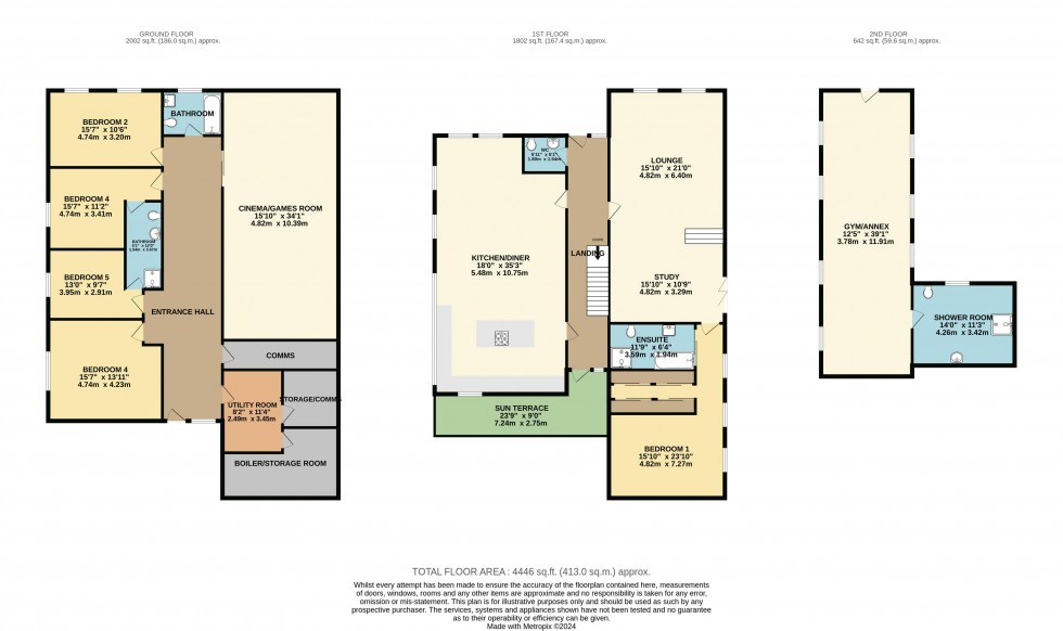 Floorplan for Orchid Way, Rawdon