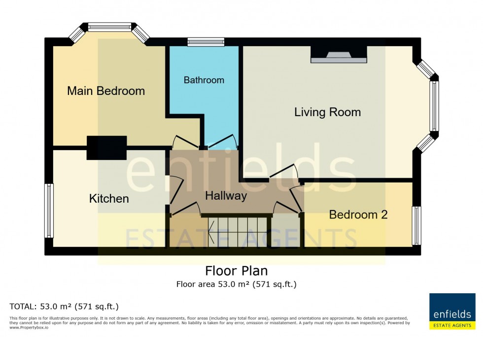 Floorplan for Frampton Road, Bournemouth