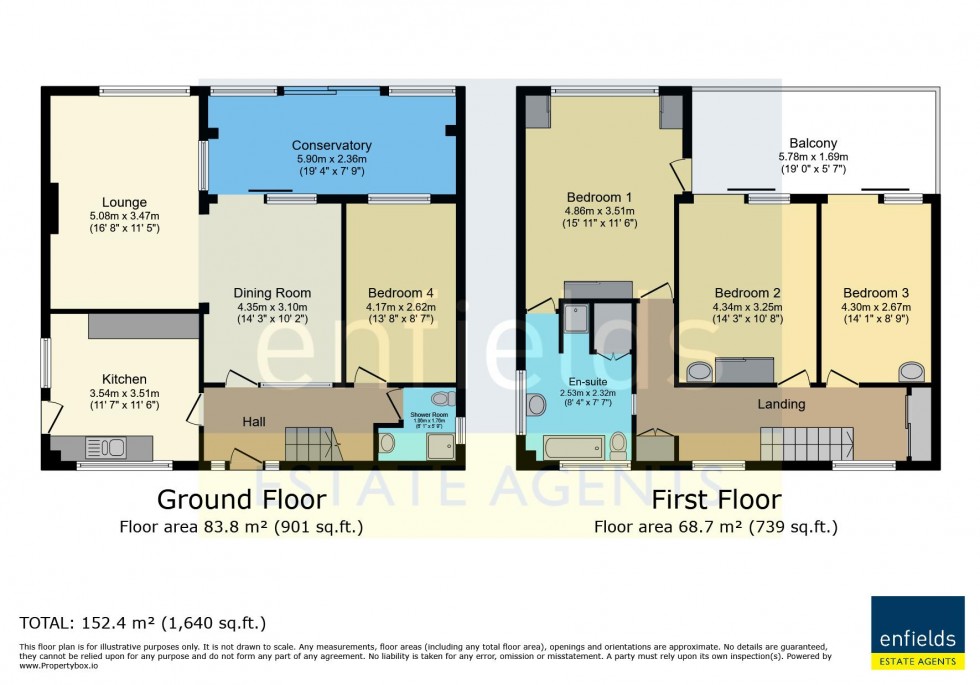 Floorplan for Parish Road, Poole