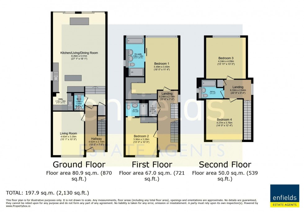 Floorplan for Sandbanks Road, Poole