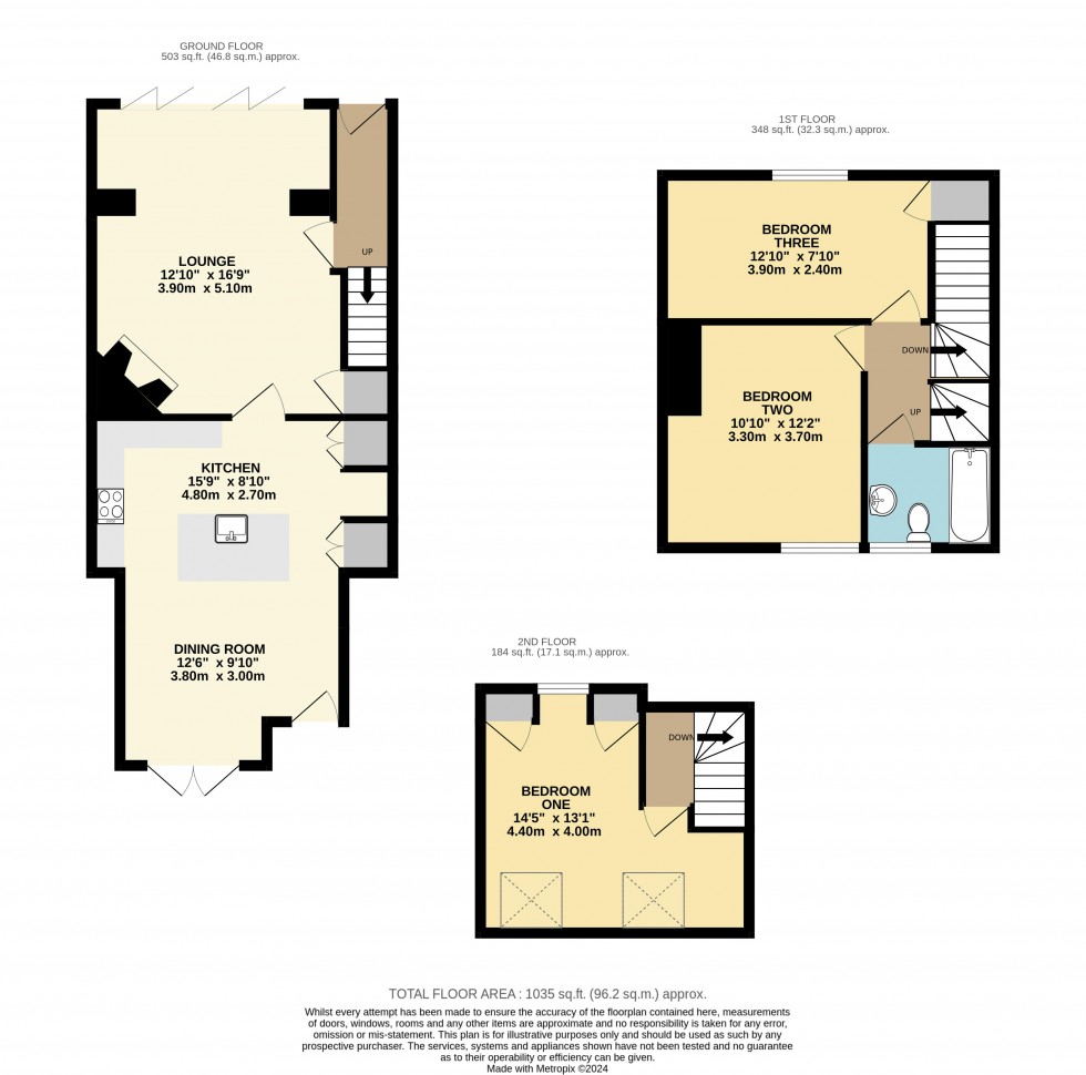 Floorplan for Windyridge, Little Smeaton