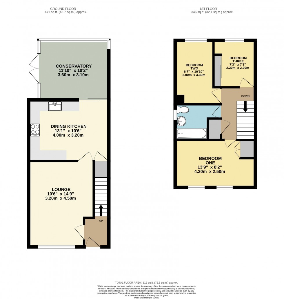 Floorplan for The Courtyard, Pontefract