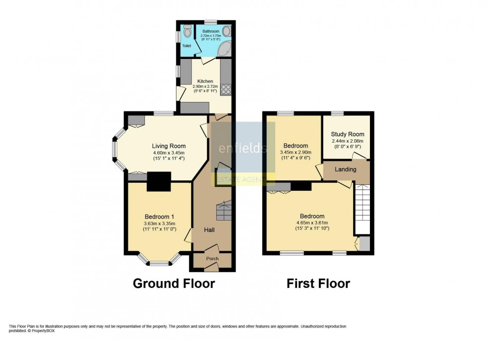 Floorplan for Latimer Road, Bournemouth