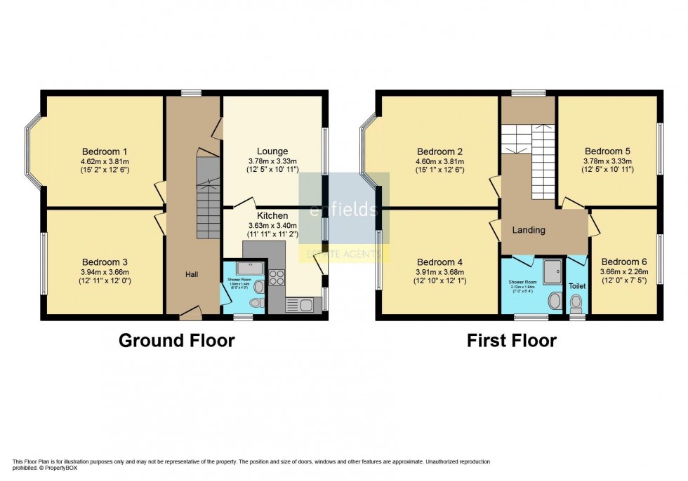 Floorplan for Kings Road, Charminster