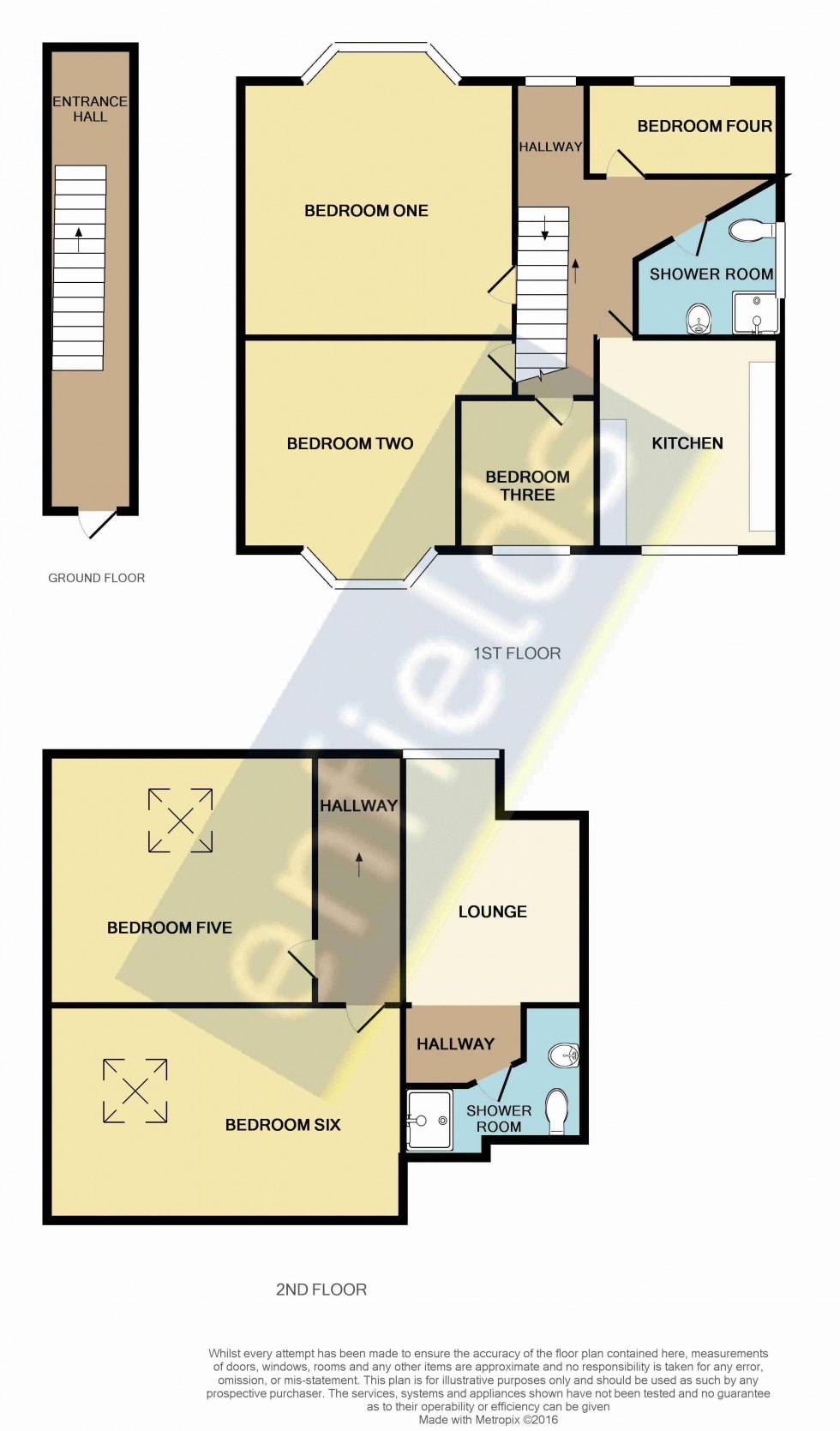 Floorplan for Talbot Road, Student Property