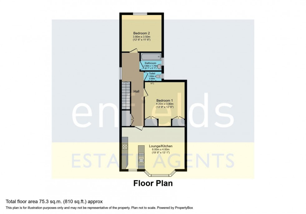 Floorplan for Stanfield Road, Bournemouth