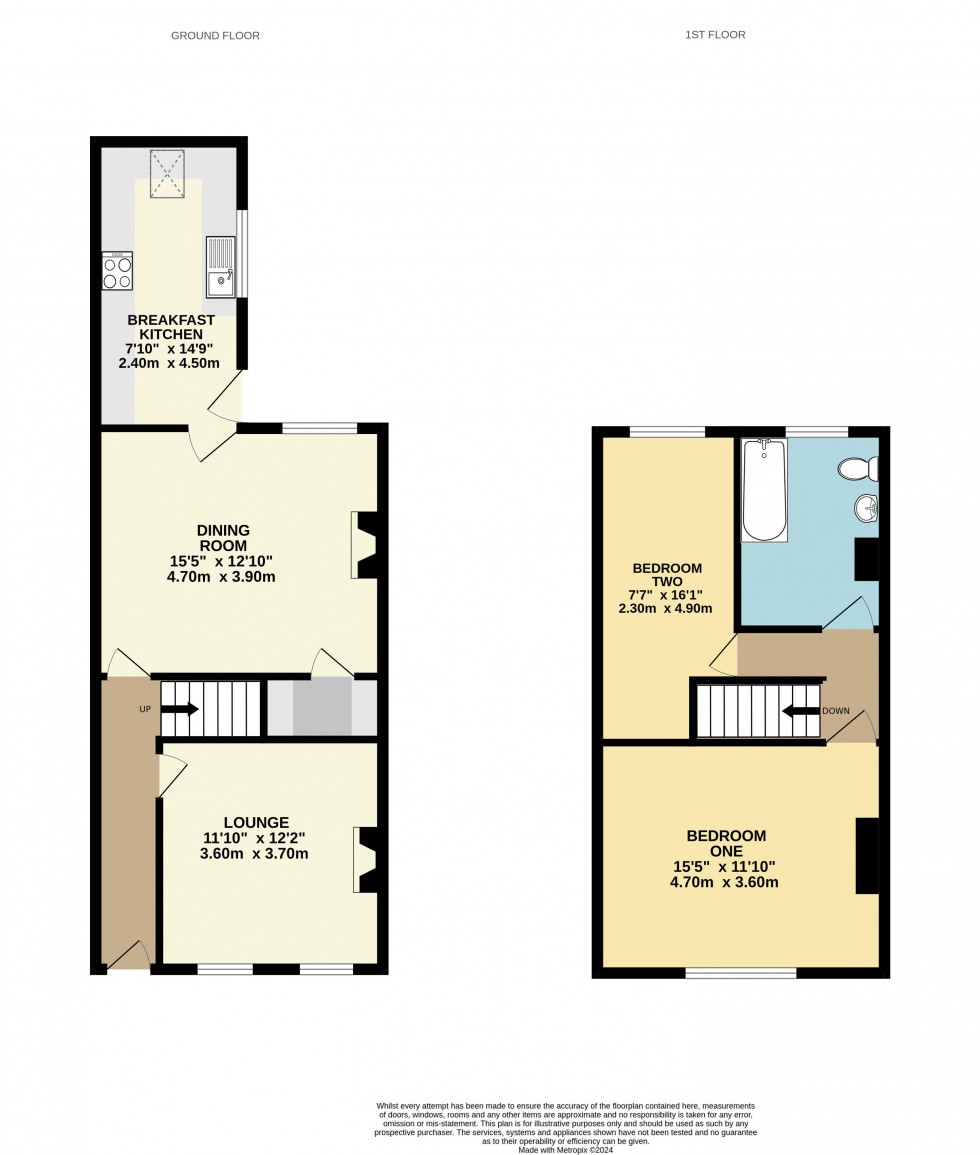 Floorplan for Friarwood Lane, Pontefract