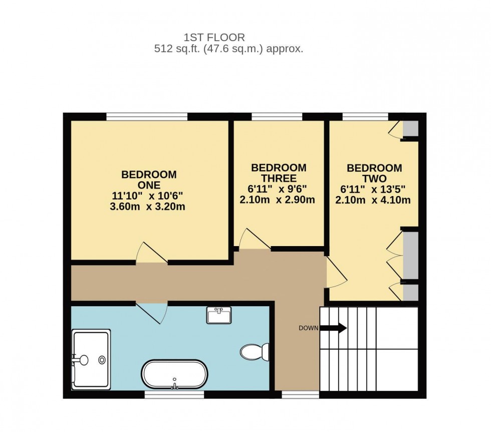 Floorplan for Victoria House, Roe Lane, Birkin