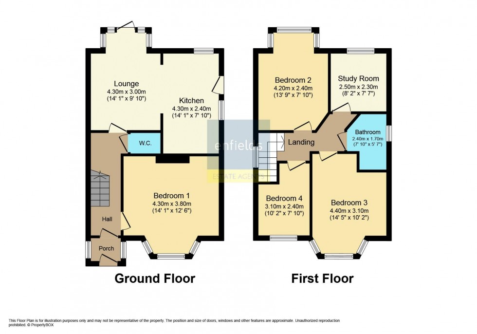 Floorplan for Bonham Road, Bournemouth